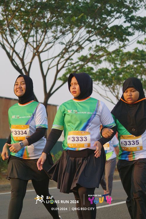 Race photo from BAF LIONS RUN 2024