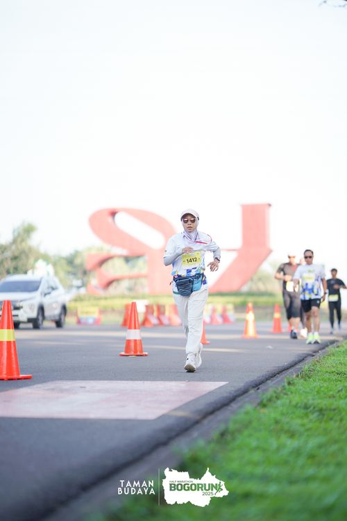 Race photo from Taman Budaya x BOGORUN 2025