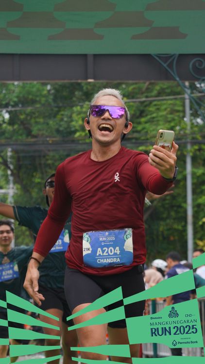 Race photo from Mangkunegaran Run 2025