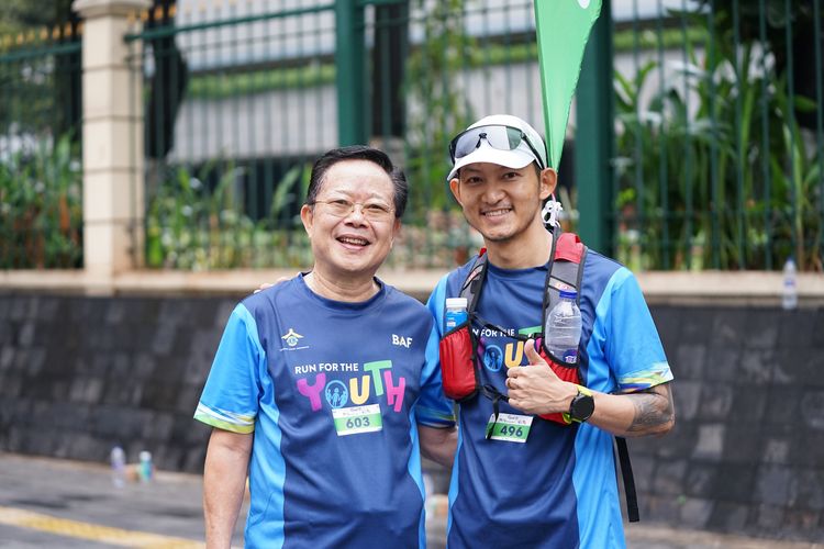 Race photo from Road to BAF Lions Run 2024