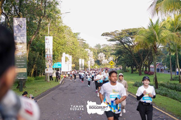 Race photo from Taman Budaya x BOGORUN 2025