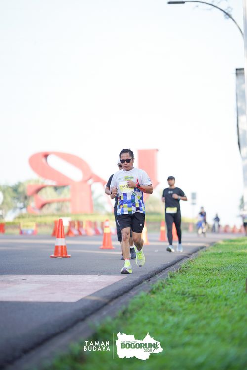 Race photo from Taman Budaya x BOGORUN 2025