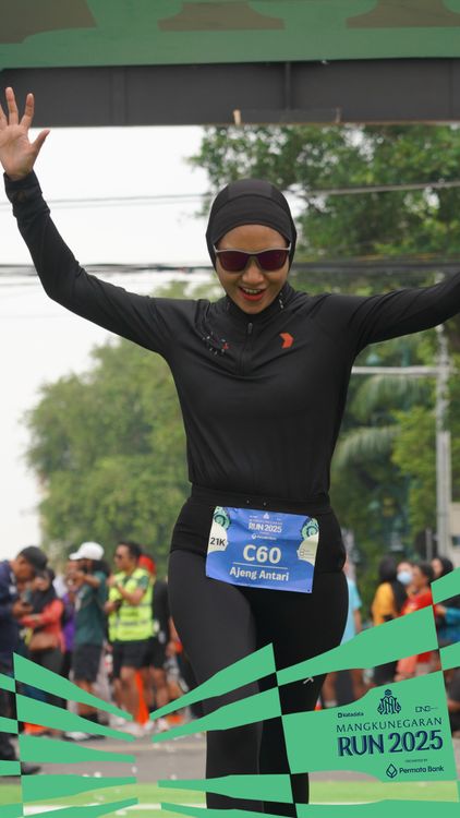 Race photo from Mangkunegaran Run 2025