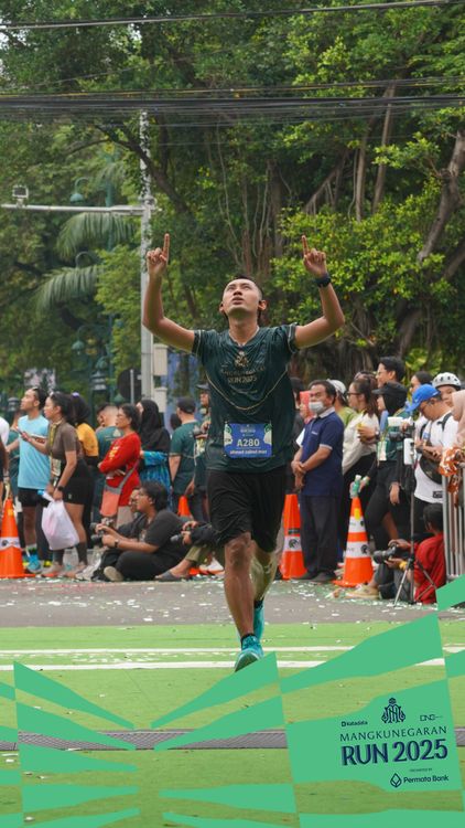 Race photo from Mangkunegaran Run 2025
