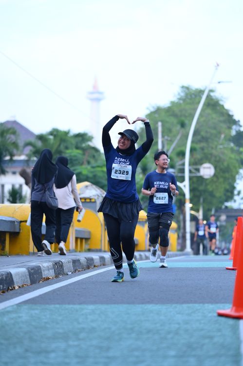 Race photo from KEMLU RUN 2025