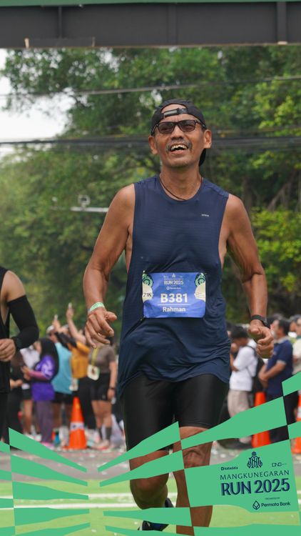 Race photo from Mangkunegaran Run 2025