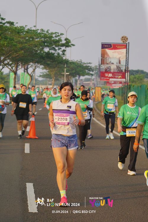 Race photo from BAF LIONS RUN 2024