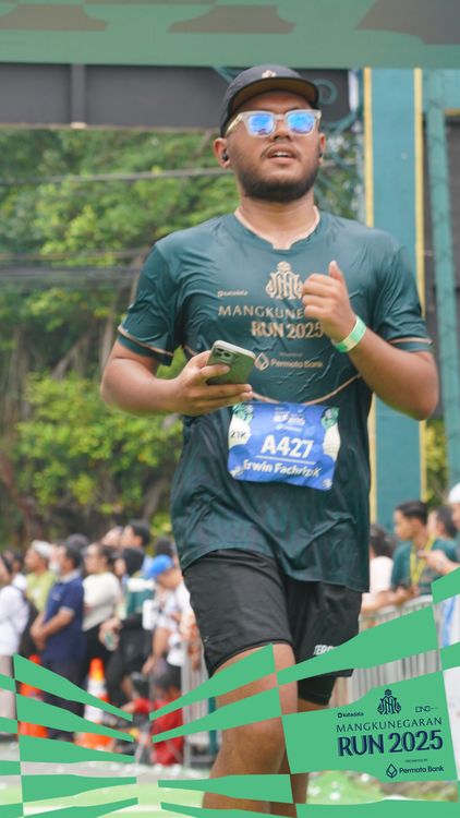 Race photo from Mangkunegaran Run 2025