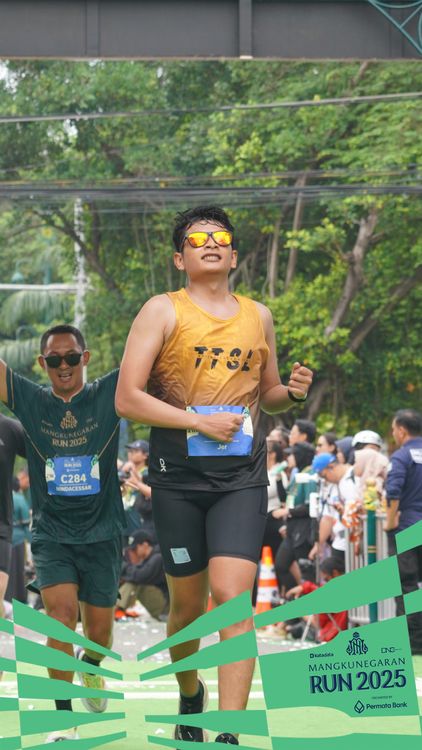 Race photo from Mangkunegaran Run 2025