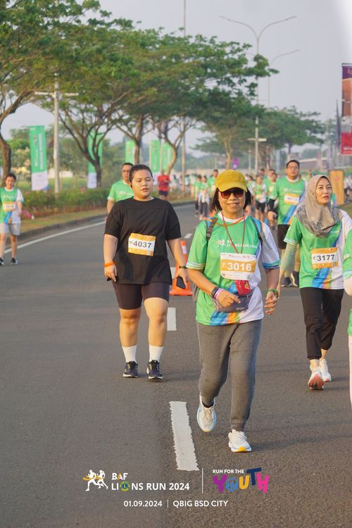 Race photo from BAF LIONS RUN 2024