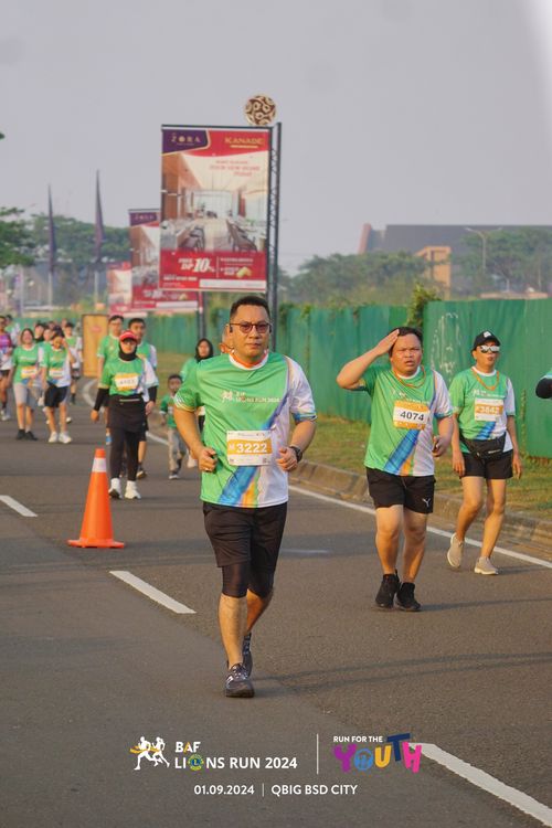 Race photo from BAF LIONS RUN 2024