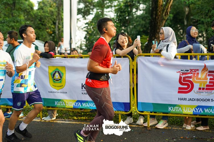 Race photo from Taman Budaya x BOGORUN 2025