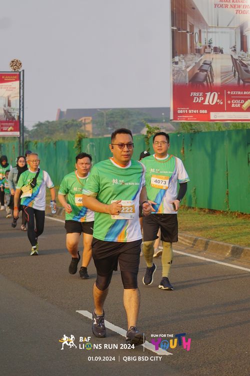 Race photo from BAF LIONS RUN 2024