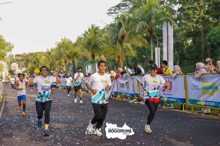Race photo from Taman Budaya x BOGORUN 2025