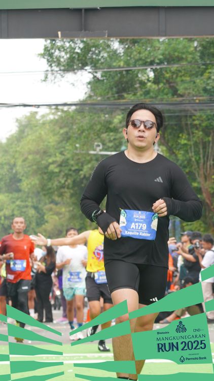 Race photo from Mangkunegaran Run 2025