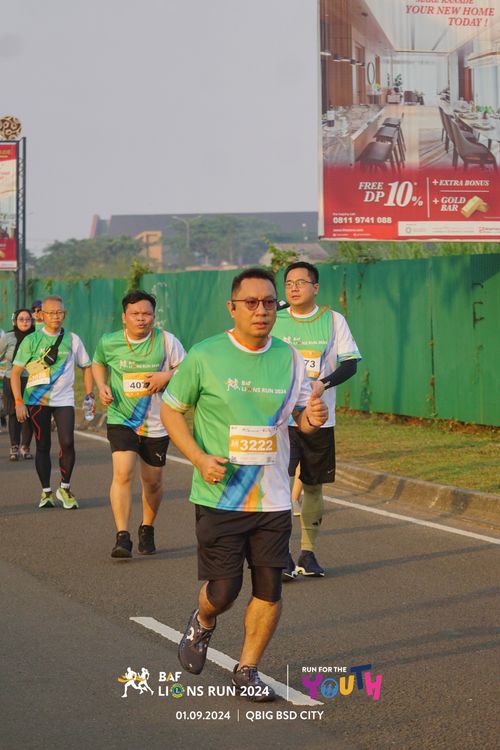 Race photo from BAF LIONS RUN 2024