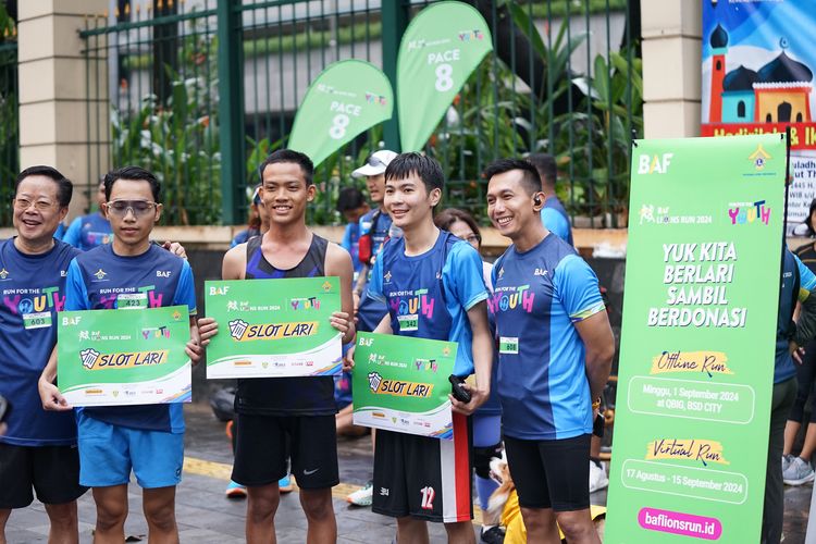 Race photo from Road to BAF Lions Run 2024