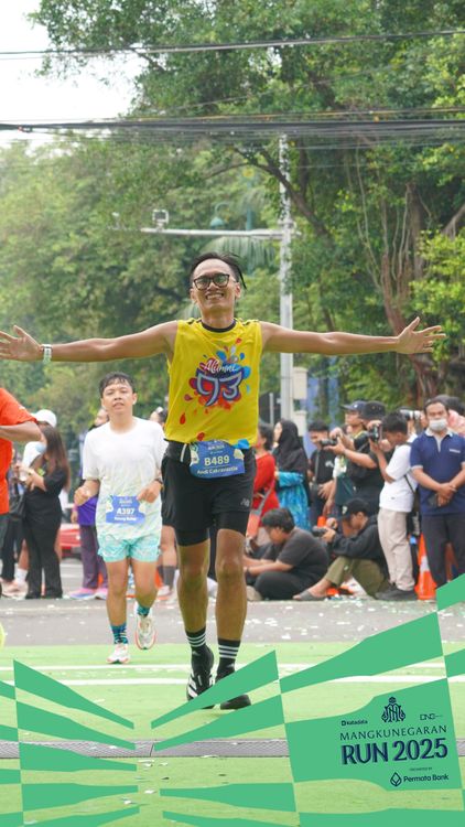 Race photo from Mangkunegaran Run 2025