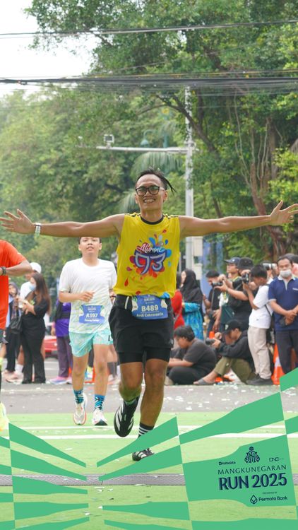 Race photo from Mangkunegaran Run 2025