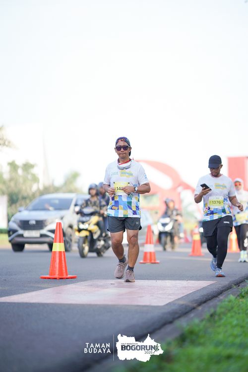 Race photo from Taman Budaya x BOGORUN 2025