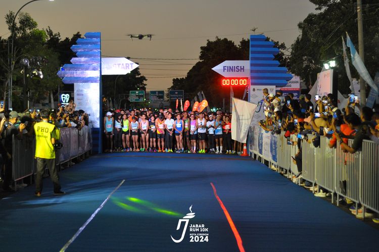 Race photo from Jabar Run 10K 2024