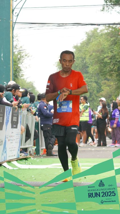 Race photo from Mangkunegaran Run 2025