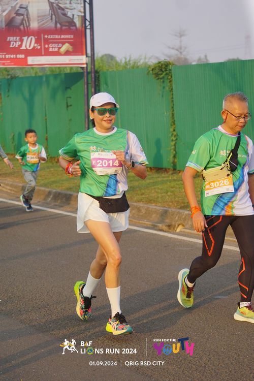 Race photo from BAF LIONS RUN 2024