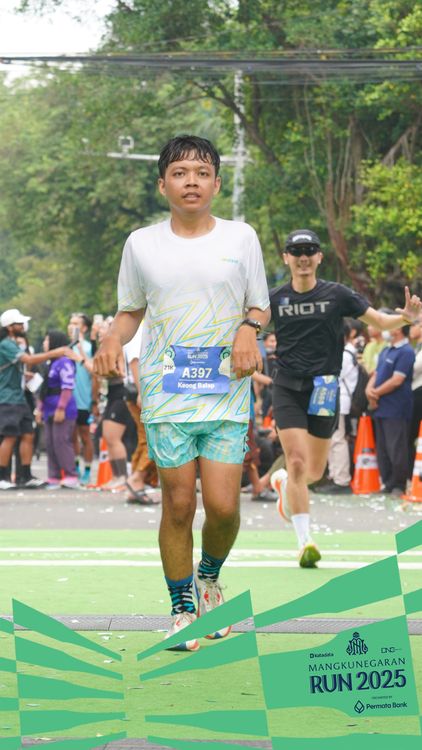 Race photo from Mangkunegaran Run 2025