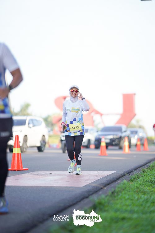 Race photo from Taman Budaya x BOGORUN 2025