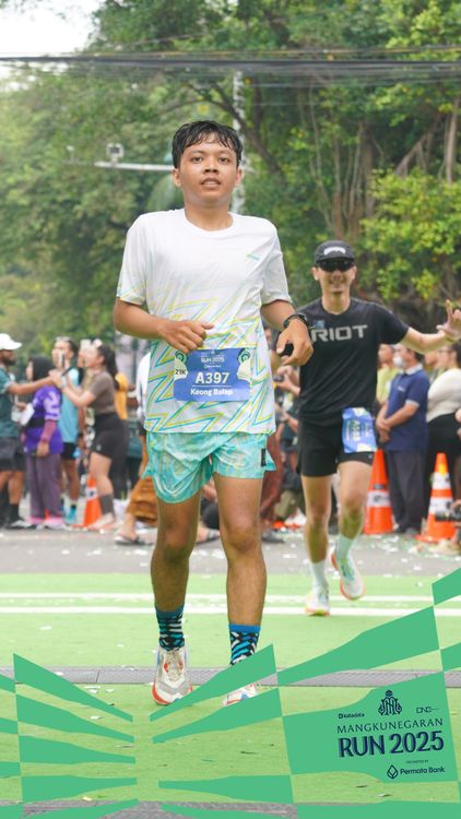 Race photo from Mangkunegaran Run 2025