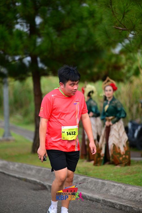 Race photo from CISANGKAN KBP CITY RUN 2025