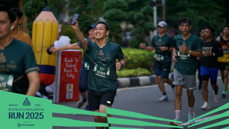 Race photo from Mangkunegaran Run 2025
