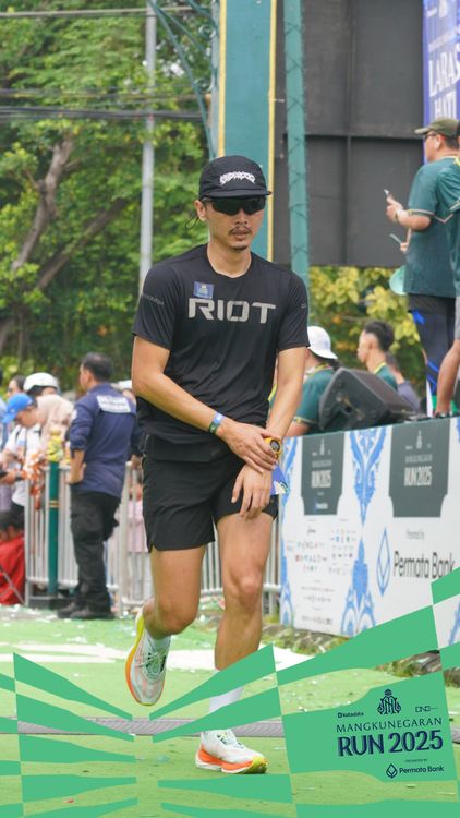 Race photo from Mangkunegaran Run 2025