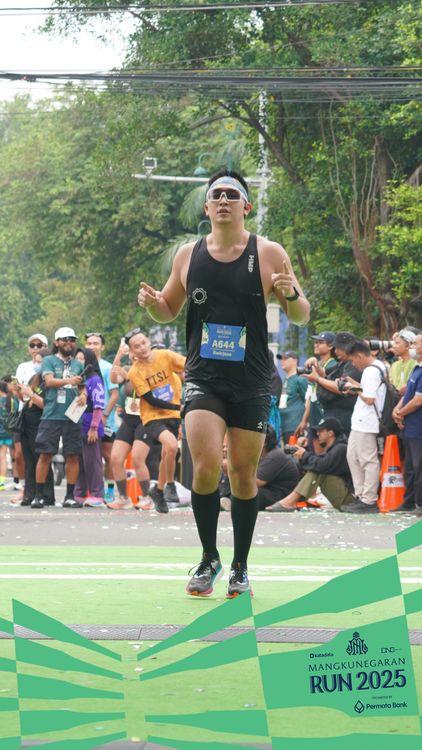 Race photo from Mangkunegaran Run 2025