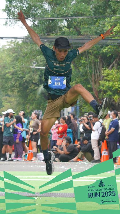 Race photo from Mangkunegaran Run 2025