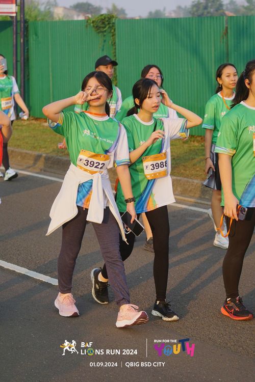 Race photo from BAF LIONS RUN 2024