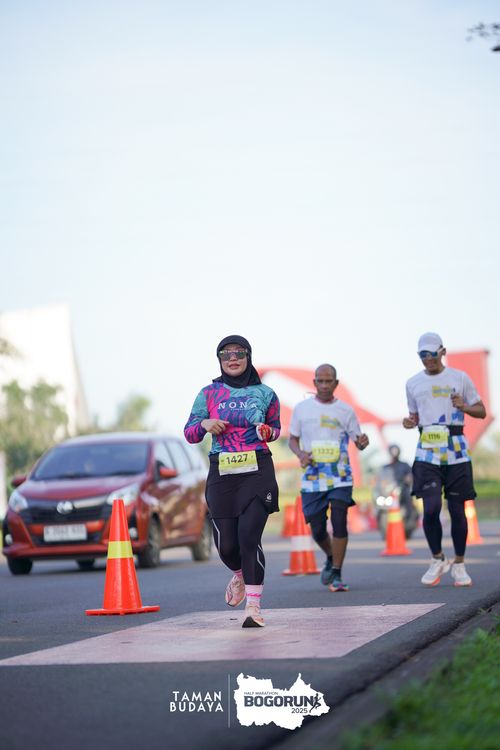 Race photo from Taman Budaya x BOGORUN 2025