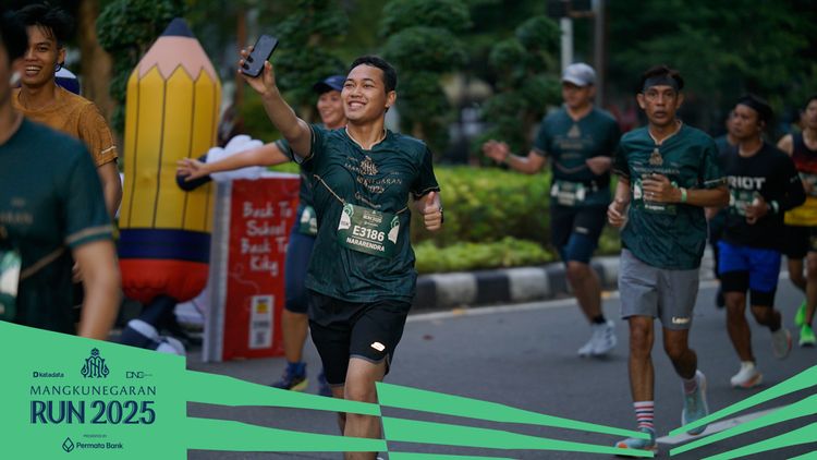 Race photo from Mangkunegaran Run 2025