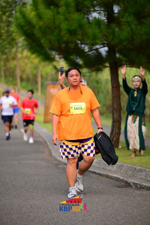 Race photo from CISANGKAN KBP CITY RUN 2025