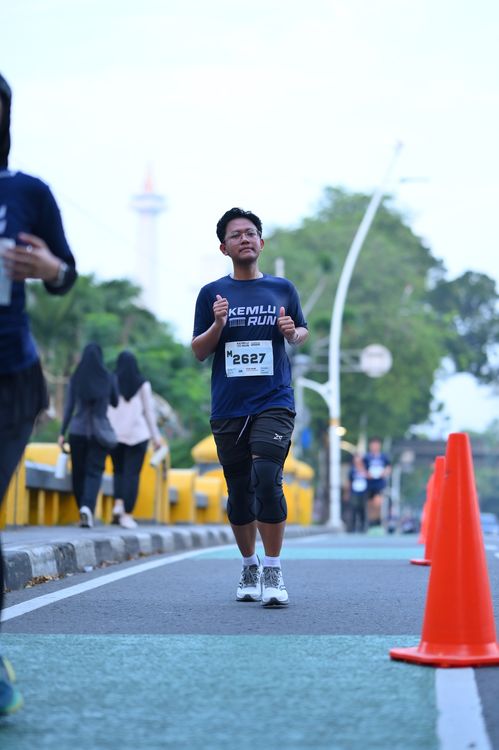 Race photo from KEMLU RUN 2025