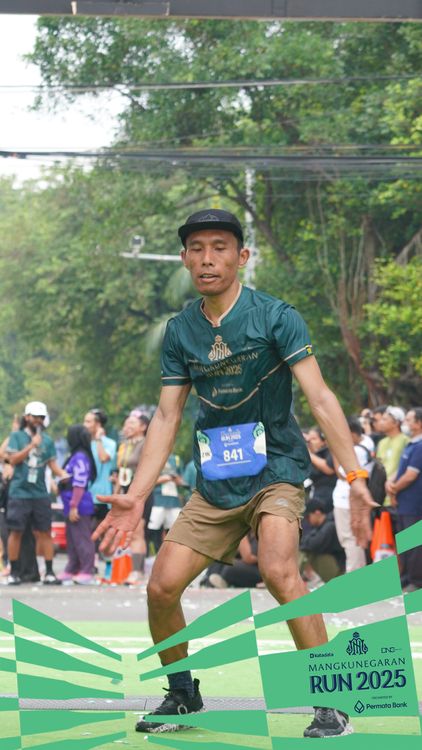 Race photo from Mangkunegaran Run 2025
