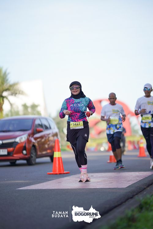 Race photo from Taman Budaya x BOGORUN 2025