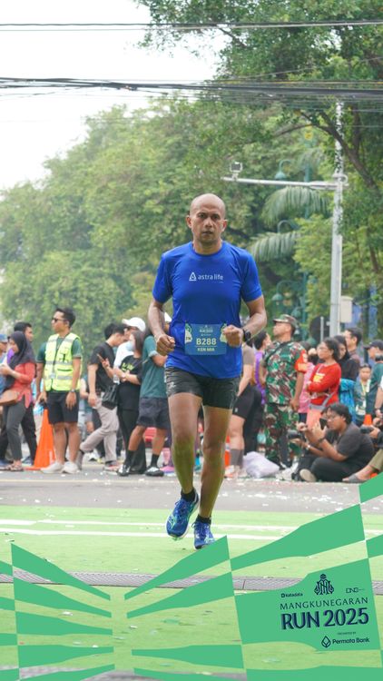 Race photo from Mangkunegaran Run 2025