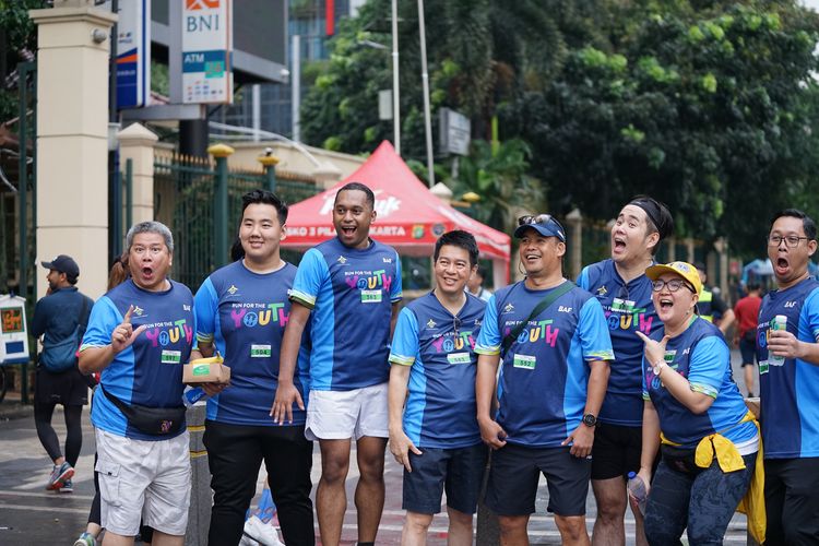 Race photo from Road to BAF Lions Run 2024