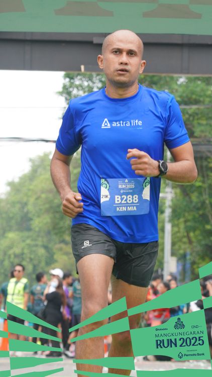 Race photo from Mangkunegaran Run 2025