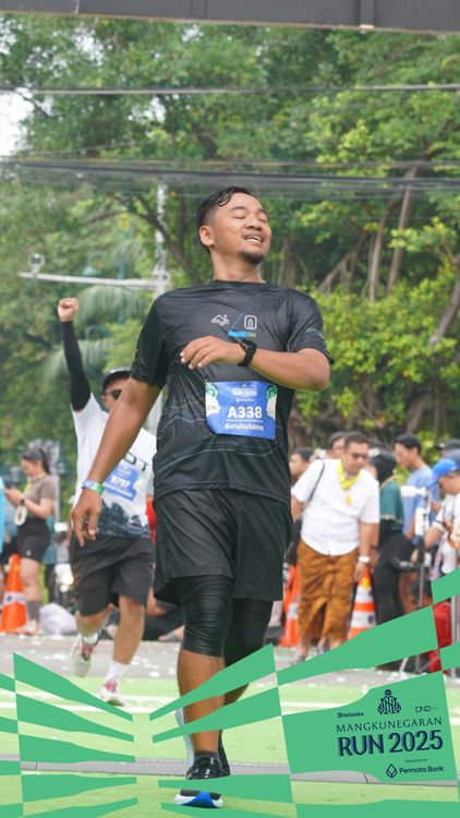 Race photo from Mangkunegaran Run 2025