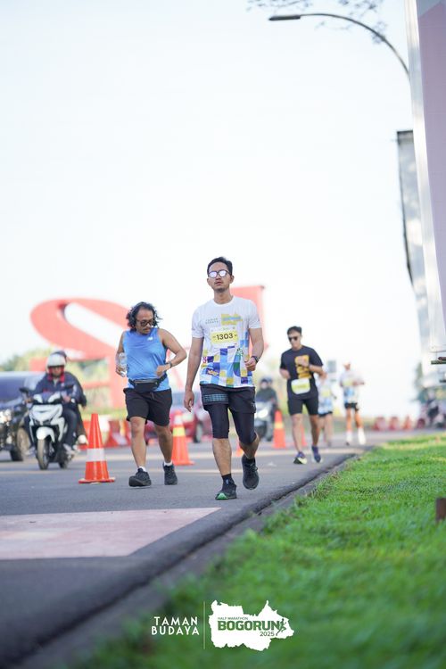 Race photo from Taman Budaya x BOGORUN 2025