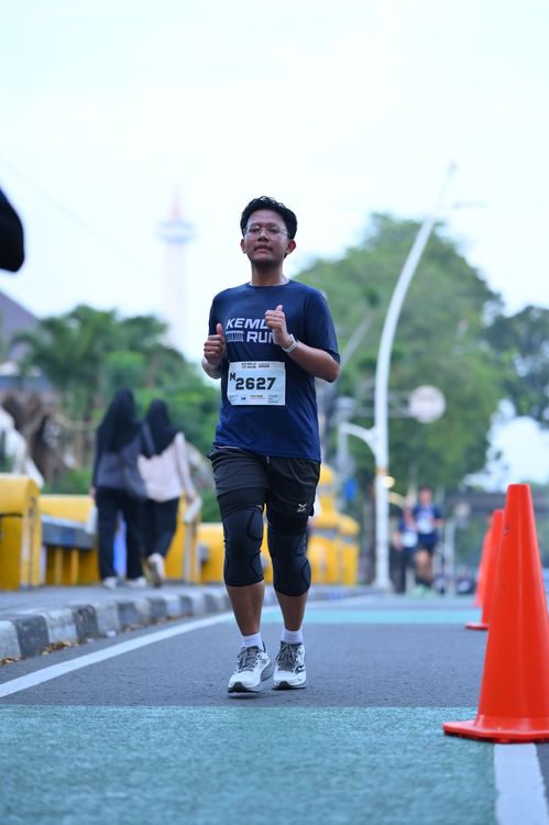 Race photo from KEMLU RUN 2025