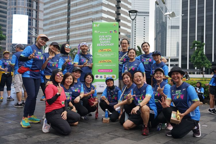 Race photo from Road to BAF Lions Run 2024