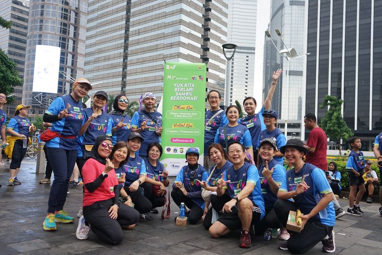 Race photo from Road to BAF Lions Run 2024